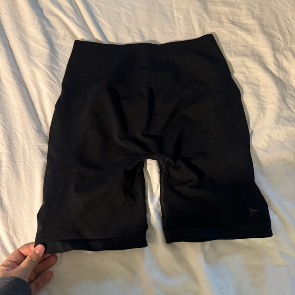 Alphalete Jet Black Active Shorts
